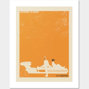 X-34 Landspeeder Classic Posters and Art